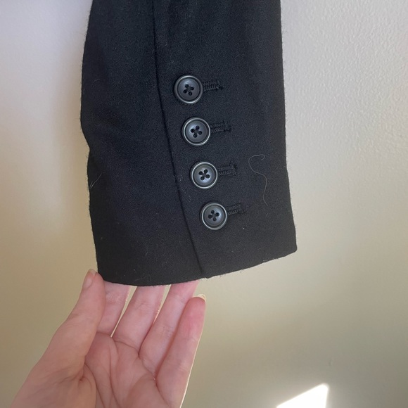 Equipment black cropped wool blazer size 8 - Picture 5 of 5